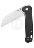 QSP Knife Penguin, Satin D2 Blade, Black Micarta Handle QS130-I